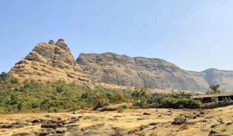 Kalavantin Durg as seen from prabalmachi