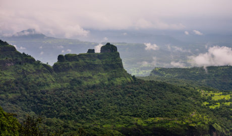 Padargad Fort trek as seen from Bhimashankar